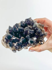 Smoky Quartz Cluster 745g