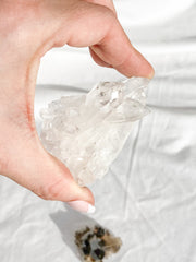 Balance Duo: Clear Quartz + Smoky Quartz | Medium