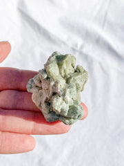 Green Heulandite Cluster 44g