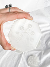 Selenite Meditation Chakra Plate