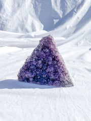 Amethyst CutBase Triangle Cluster 364g