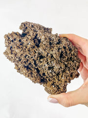 Halite Chocolate Cluster Mineral Specimen Fragile 427g