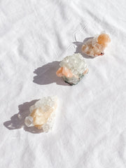 Apophyllite and Stilbite Cluster | Small