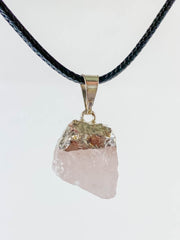 Vitality Pendant Natural Rose Quartz