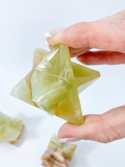 Green Onyx Merkaba | Large