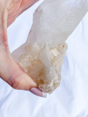 Himalayan Quartz Natural Point with Inclusions 273g