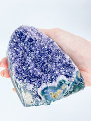 Amethyst Cut Base Cluster 671g