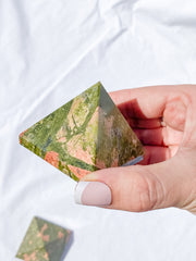 Unakite Pyramid | Large