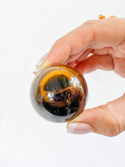 Tiger Eye Sphere | Medium
