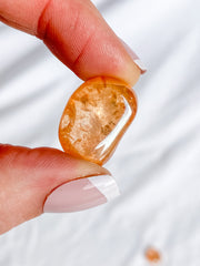 Copper Orange Aura Tumbles | Mini
