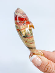 Jasper Dolphin Carving