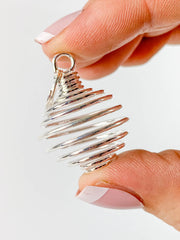 Silver Spiral Pendant