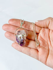 Amethyst Elestial Medium Pendant