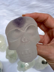 “Candles n Dreams” Skull with Mixed Crystals Soap