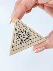 SunFace Ceramic Holder | Peach