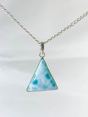 Larimar Pendant Triangle