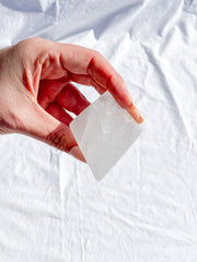 Selenite Obelisk | Medium