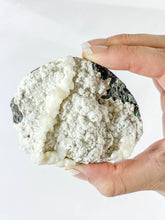 Druzy White Heulandite Cluster 215g
