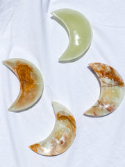 Green Onyx Moon Bowl | X Large