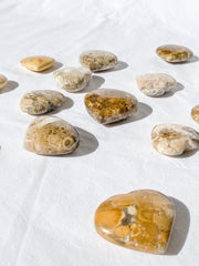 Spotted Agate Heart | Medium