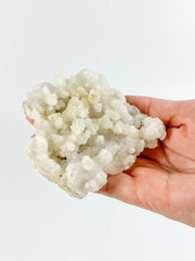 White Chalcedony Stalactite Cluster 244g