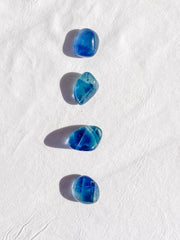 Fluorite Blue Tumbles | Small