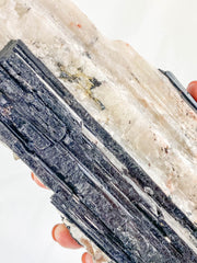 Black Tourmaline with Quartz Natural Chunk 1.3kg
