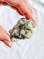 Green Heulandite Cluster 44g
