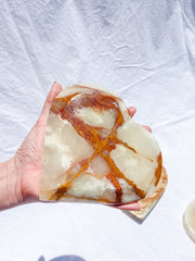 Green Onyx Heart Bowl | X Large
