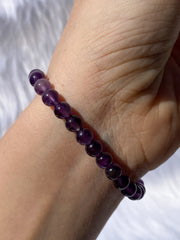 Amethyst Bead Bracelet