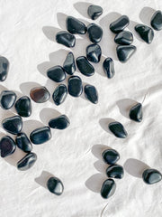 Black Obsidian Tumbles | Small
