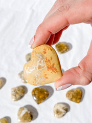 Spotted Agate Heart | Medium