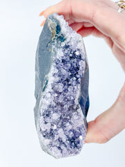 Amethyst Cut Base Cluster 421g
