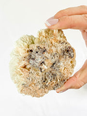 Scolecite Cluster with Inclusions 318g