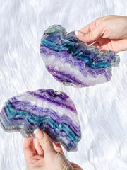Fluorite Fairy Wings Pair 1.1kg
