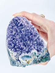 Amethyst Cut Base Cluster 671g