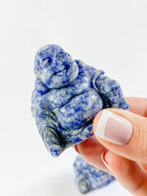 Sodalite Buddha Carving