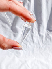 Clear Quartz Pendulum