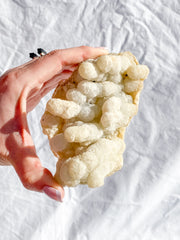 Coral Quartz Mineral Specimen Cluster 362g