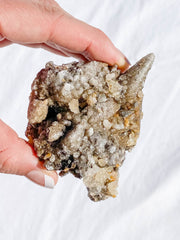 Quartz Natural Mineral Specimen Cluster 353g