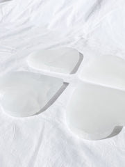 Selenite Heart Cleansing Plate
