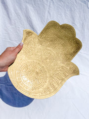 Hamsa Bronze Dish Light | XX Large