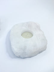 Quartz Top Polished Candle Base 14cm
