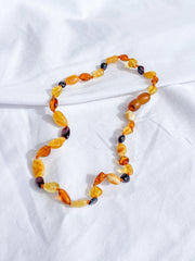 Amber Baby Teething Necklace Polished