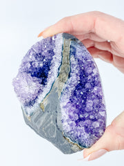 Amethyst Cut Base Cluster 491g