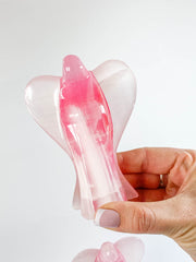 Onyx Pink Angel Carving