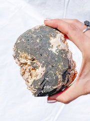 Pink Heulandite Cluster 600g