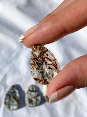 Astrophyllite Cabochon Natural Light Teardrop Small