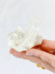 Frosted Quartz Cluster 121g