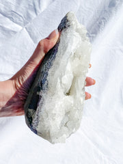 Chalcedony with Apophyllite CutBase Cluster 2.4kg